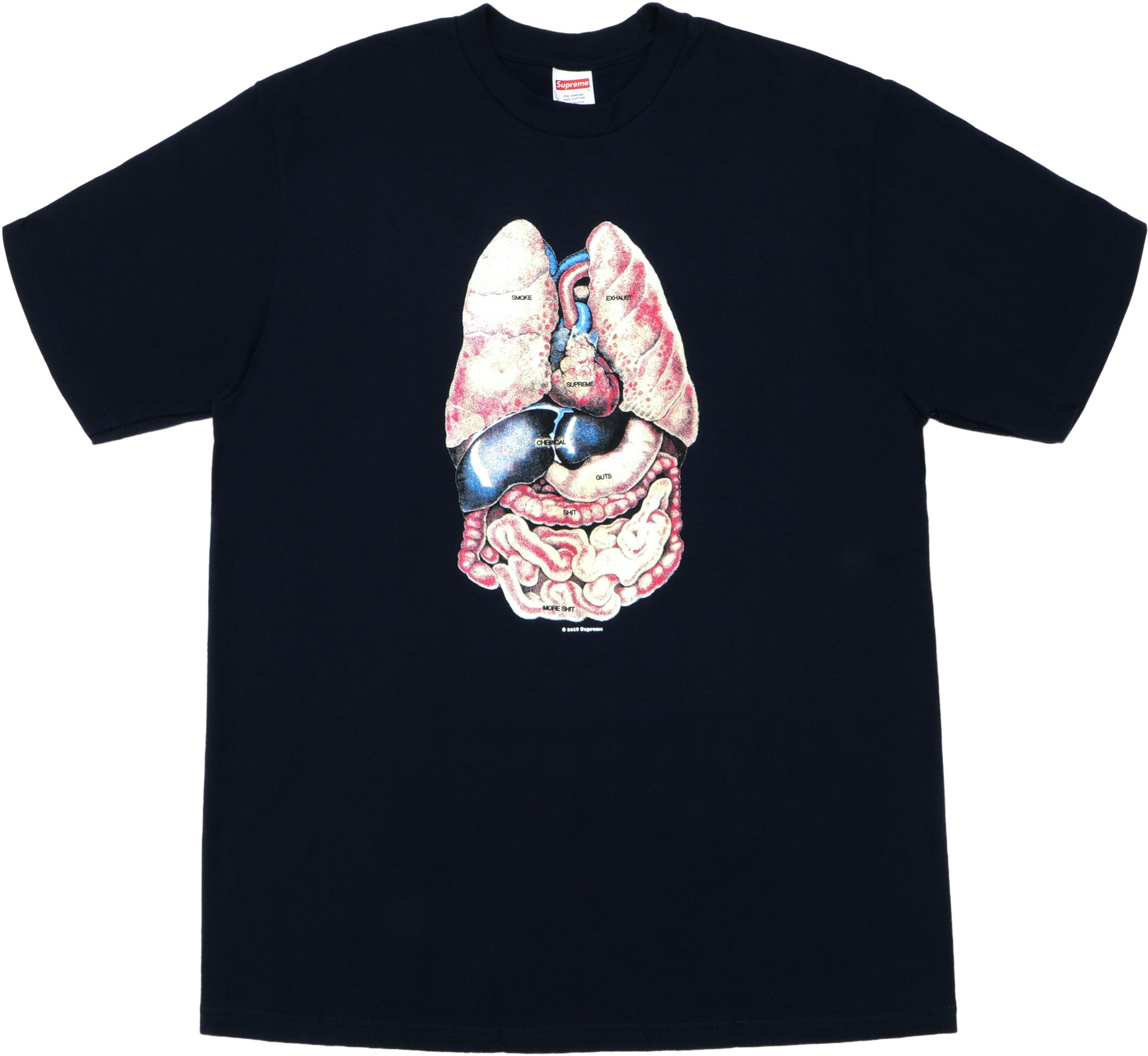 Supreme Guts Tee Navy Novelship