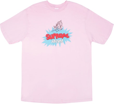 Supreme Ganesha Tee Light Pink Novelship