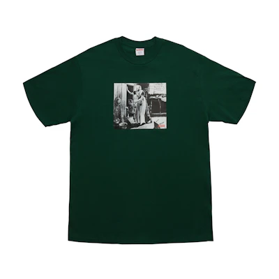 Supreme Mike Kelley Hiding From Indians Tee Dark Green