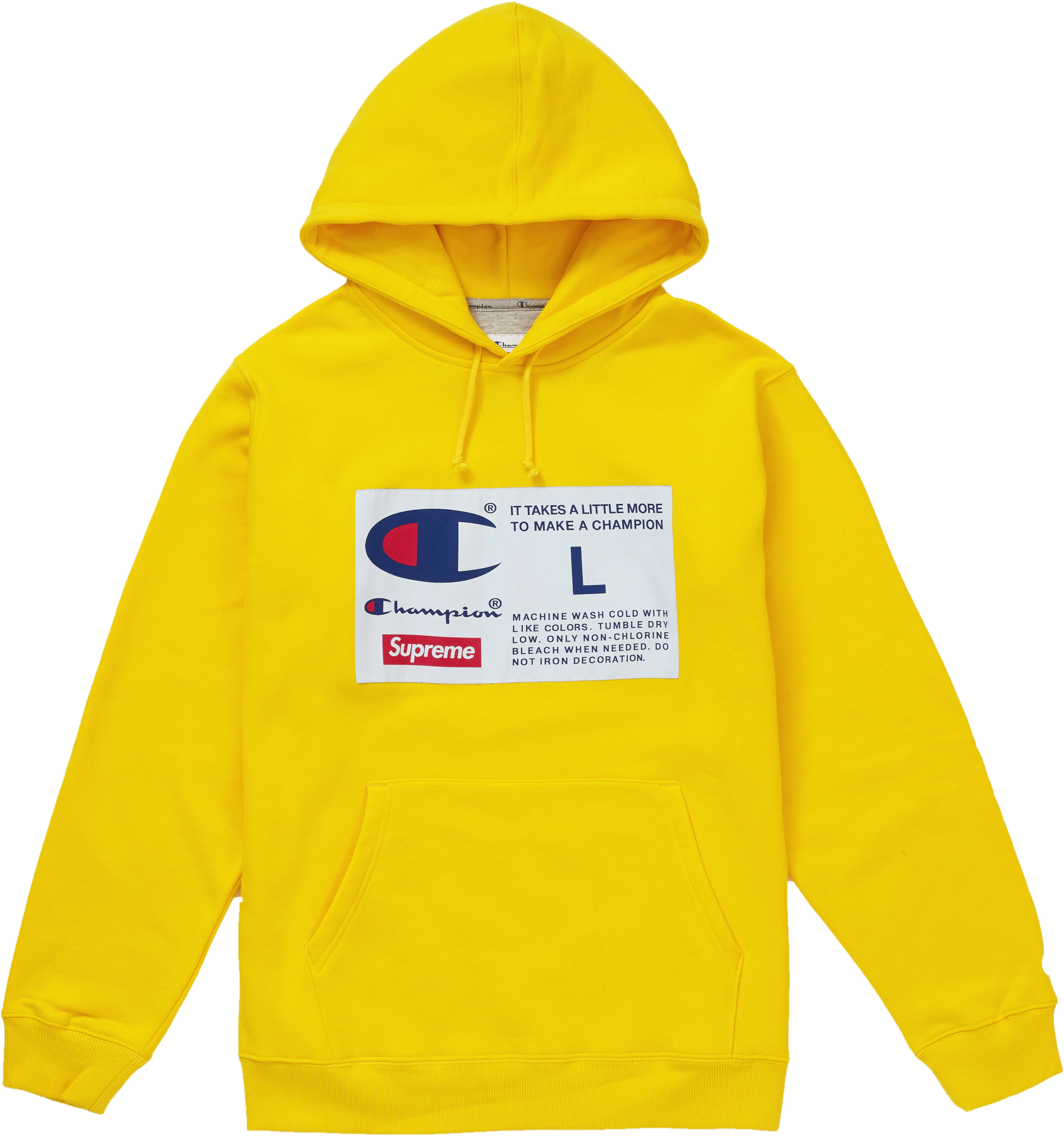 Supreme x top champion label hoodie