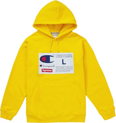 Supreme top champion sweatshirt
