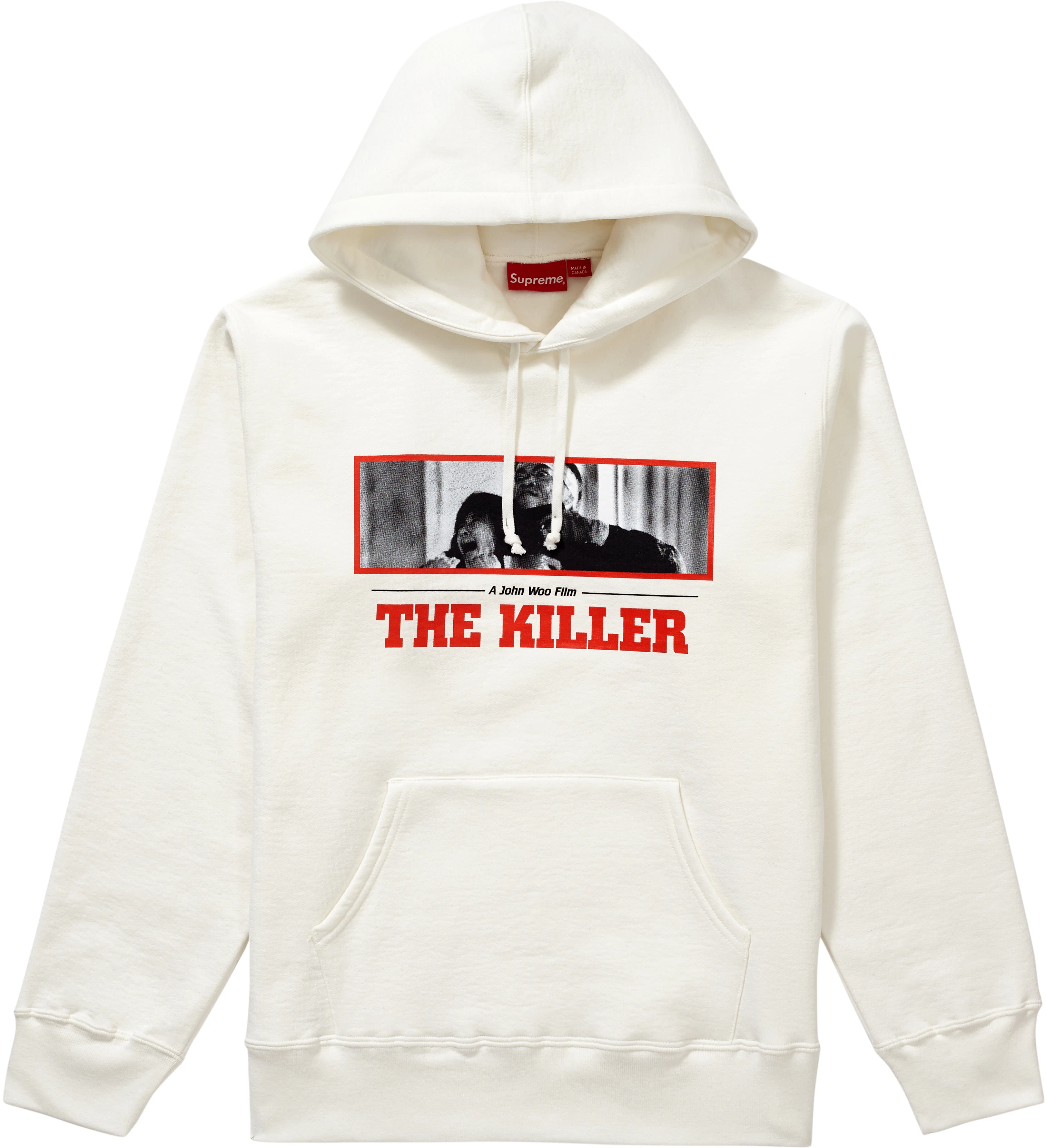 Supreme The Killer Hooded Sweatshirt White Novelship
