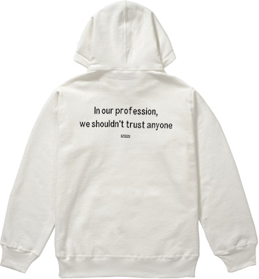 Supreme The Killer Hooded Sweatshirt White Order Supreme The Killer Hooded Sweatshirt White