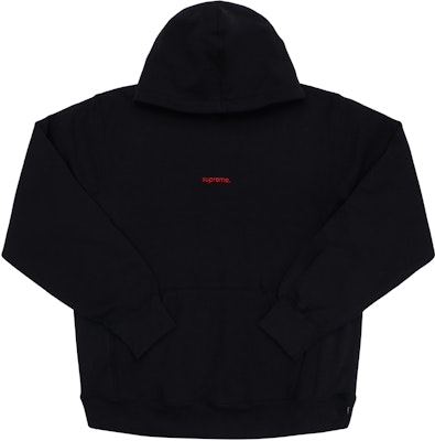 Supreme Trademark Hooded Sweatshirt Black - Novelship