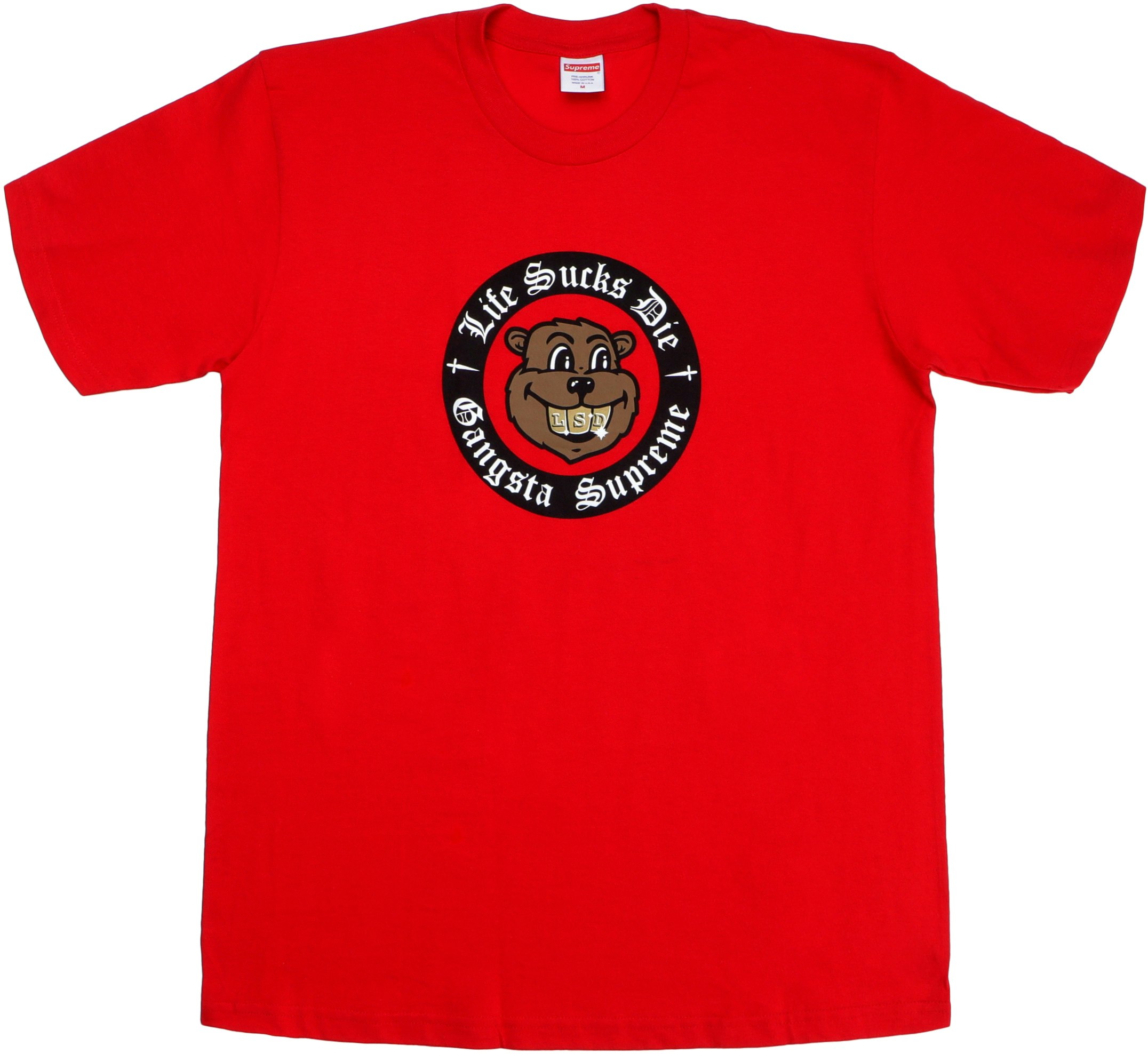 Supreme Life Sucks Die Tee Red Novelship