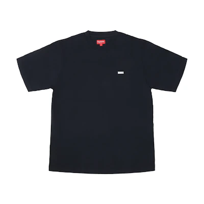 Supreme Reflective Small Box Tee Navy