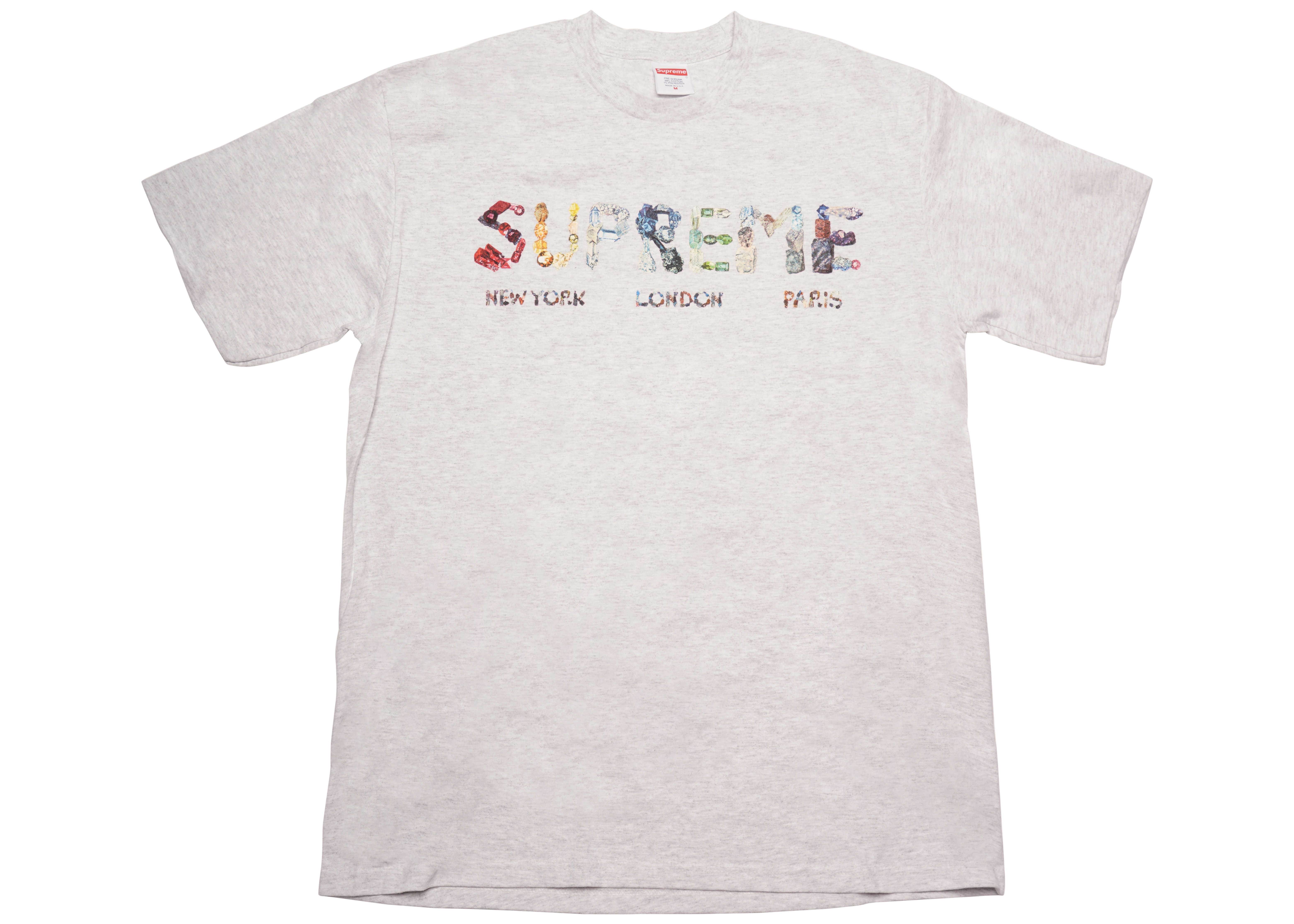 Supreme Rocks Tee Ash Grey