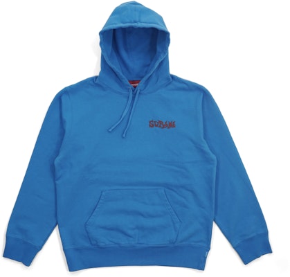 Supreme Portrait Hooded Sweatshirt Bright Royal Novelship