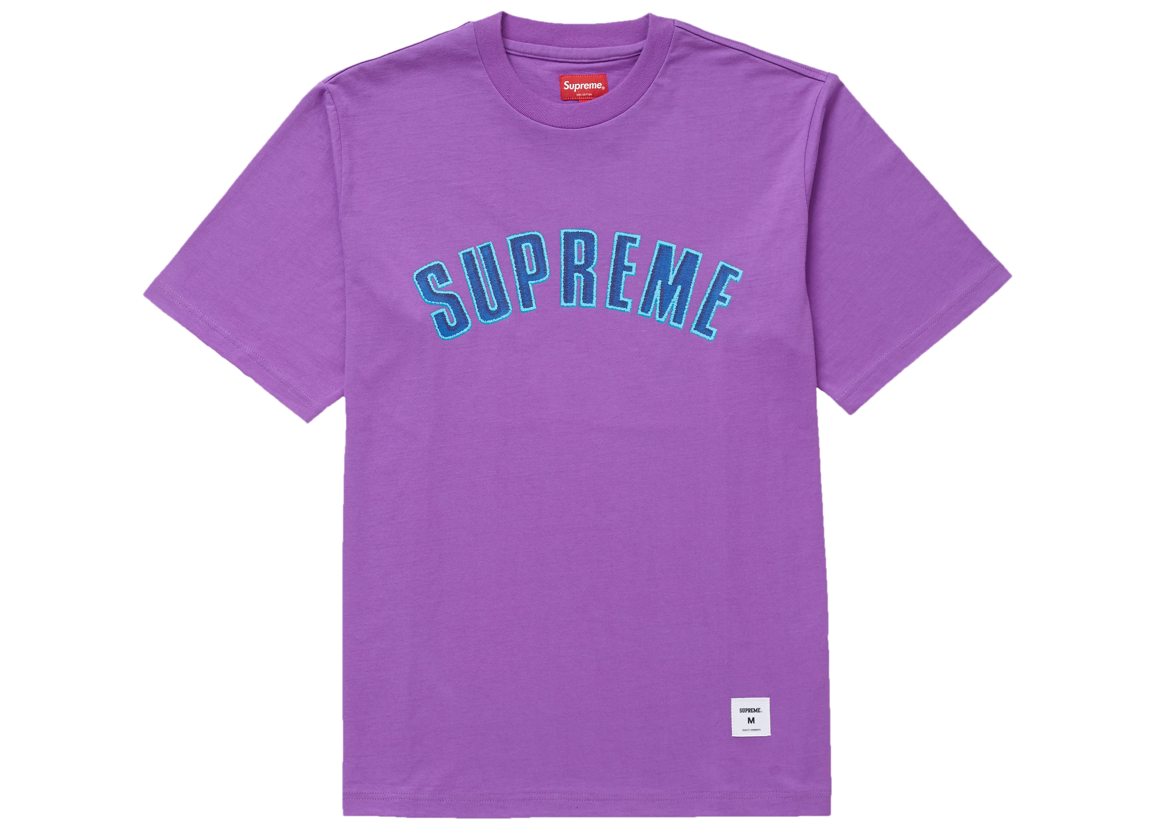 Supreme Printed Arc S/S Top Purple Novelship