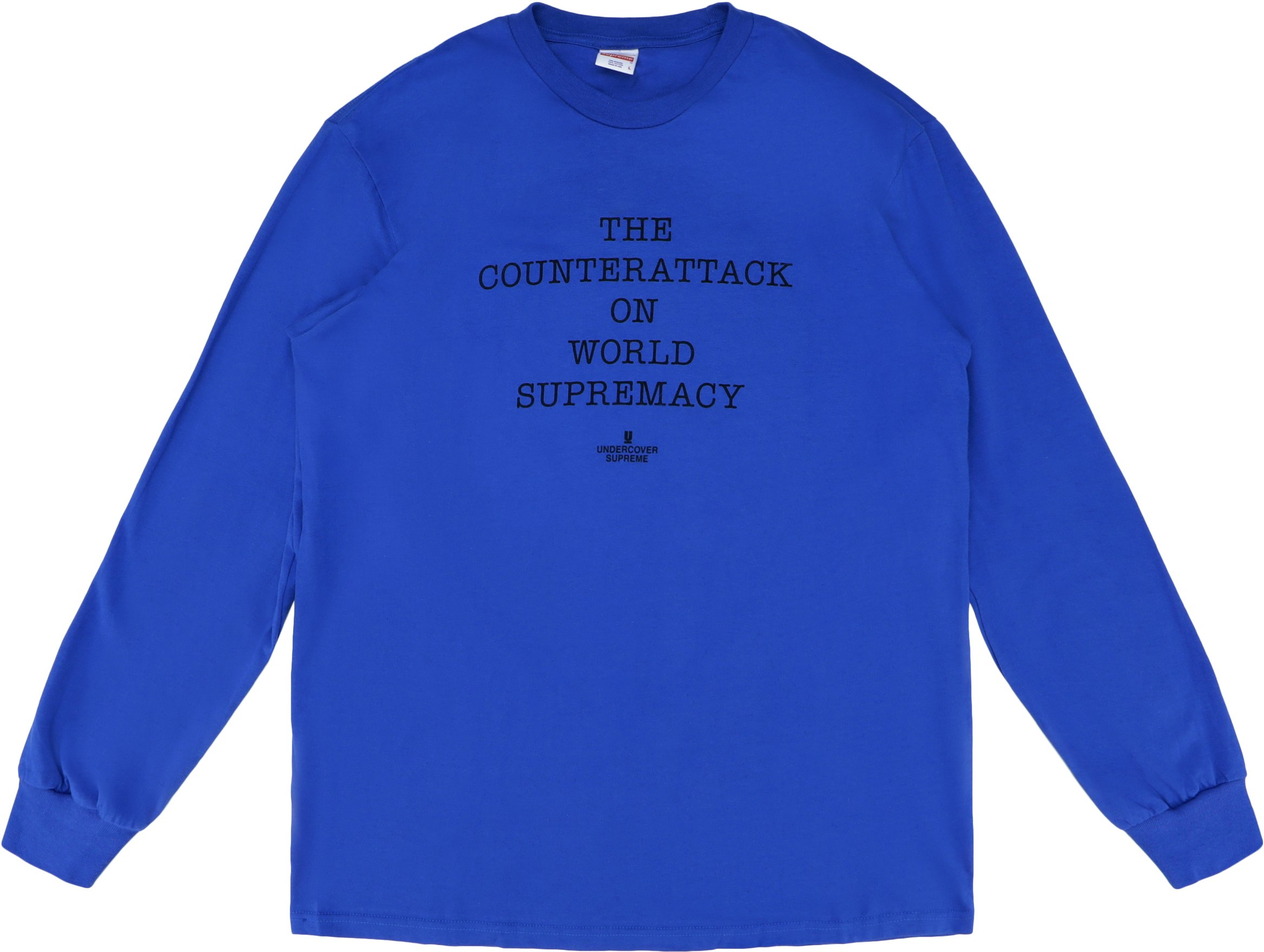 Supreme UNDERCOVER Public Enemy Counterattack L S Tee Royal