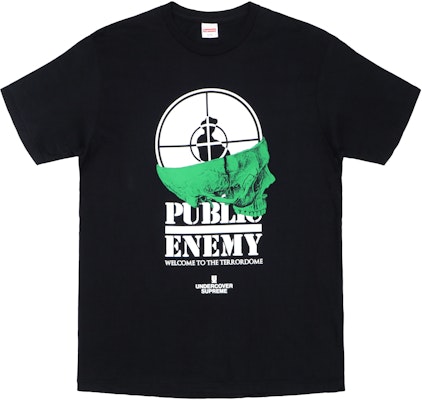 Supreme UNDERCOVER/Public Enemy Terrordome Tee Black