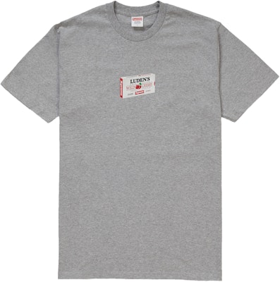 Supreme Luden s Tee Heather Grey Novelship