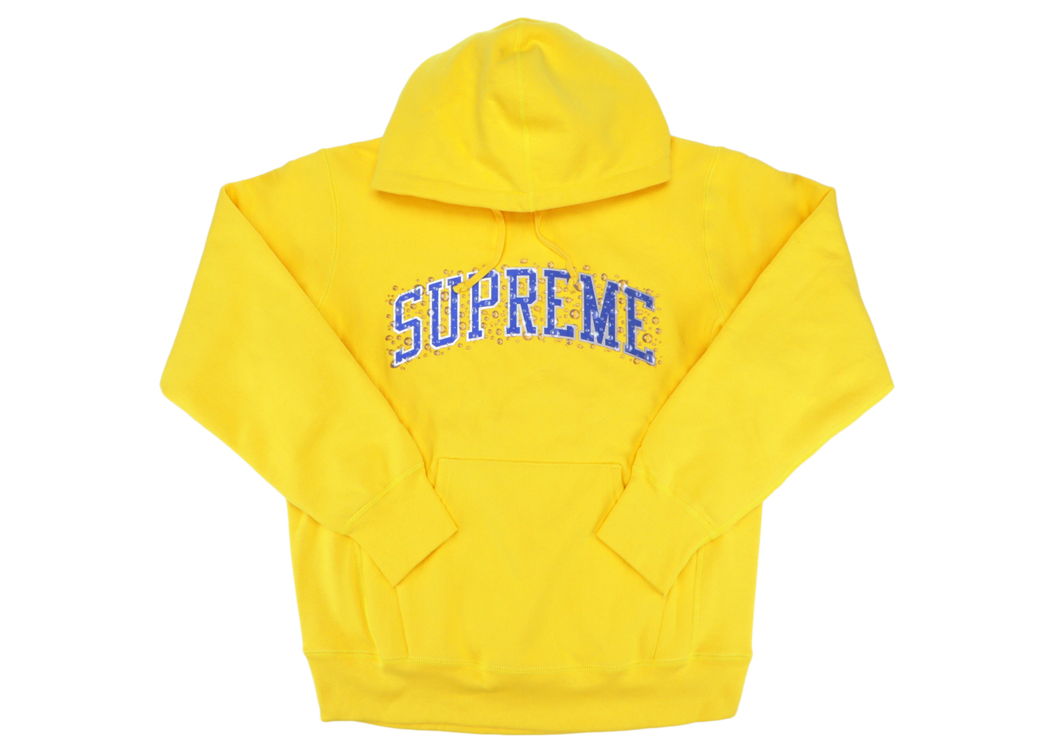 supreme sweatshirt yellow