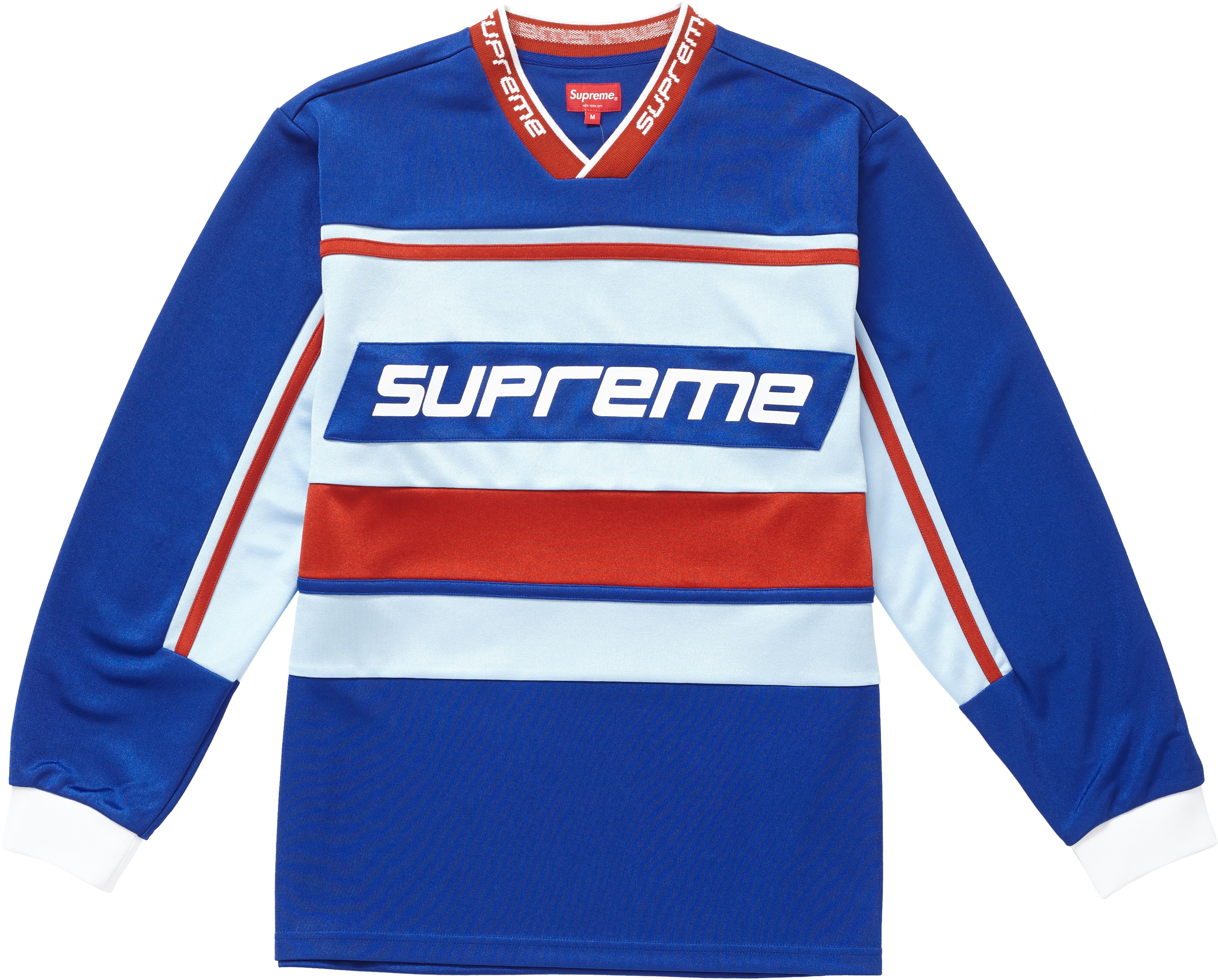 Supreme Warm Up Hockey Jersey 青MBlue購入先 - morats.es