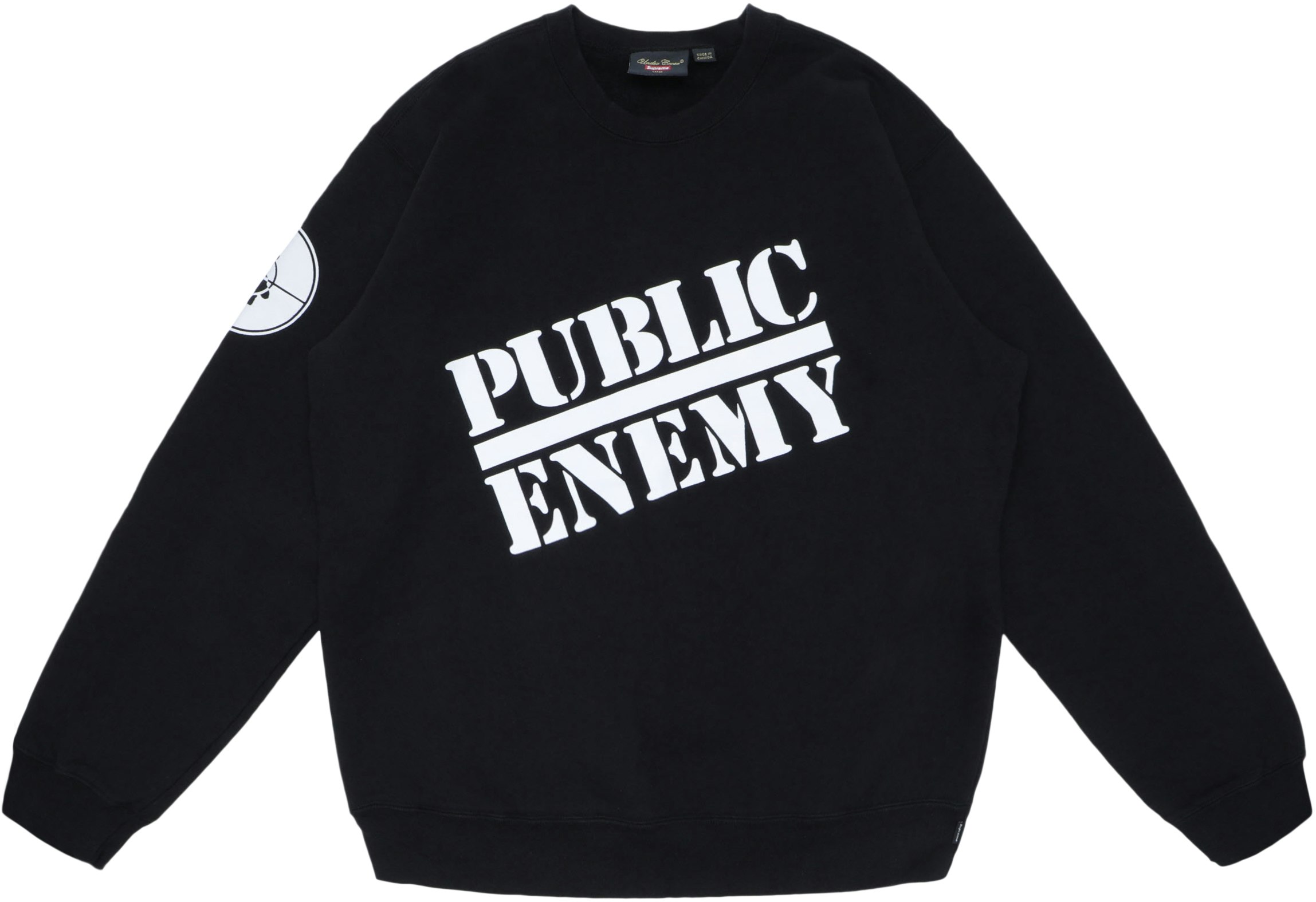 Supreme X Undercover Public Enemy Blow Your Mind T-Shirt White Black Sz M
