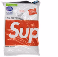 Supreme Hanes Tagless Tees (3 Pack) White Supreme Hanes Tagless Tees (3 Pack) White