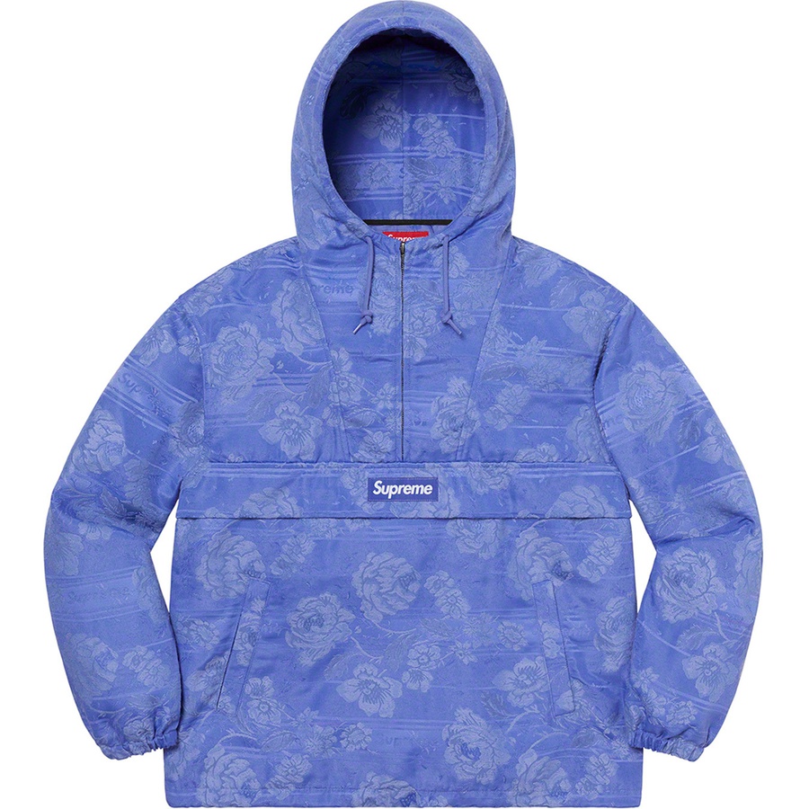 Supreme Floral Tapestry Anorak Blue