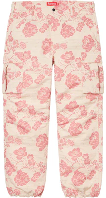 Supreme 花卉挂毯粉色工装裤 Buy Supreme 花卉挂毯粉色工装裤