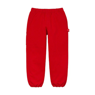 Supreme Utility Pocket Sweatpant Red