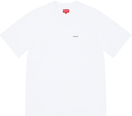Supreme S S Pocket Tee White SS21 Novelship