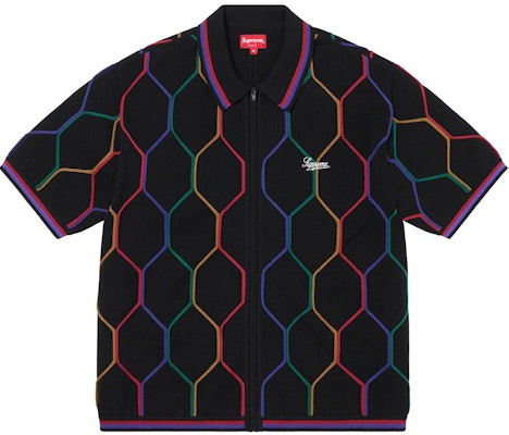 Supreme zip up sales polo