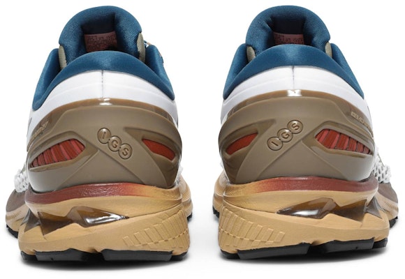 Vivienne Westwood x ASICS Gel Kayano 27 DE 'Hijau Lichen Coklat' 1201A116-300 Details for Vivienne Westwood x ASICS Gel Kayano 27 DE 'Hijau Lichen Coklat' 1201A116-300