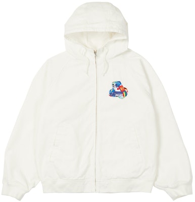 PALACE TRI-FLAG HOODED JACKET WHITE Order PALACE TRI-FLAG HOODED JACKET WHITE