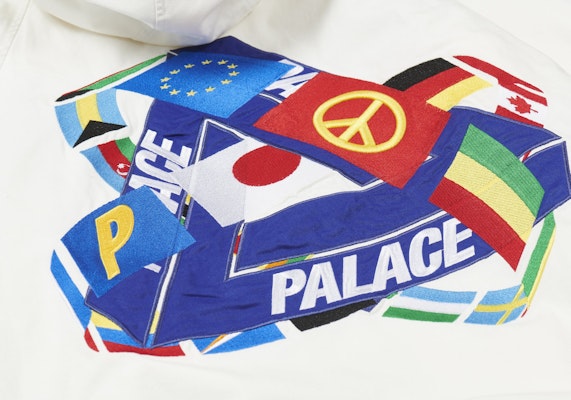 PALACE TRI-FLAG HOODED JACKET WHITE Lookbook PALACE TRI-FLAG HOODED JACKET WHITE