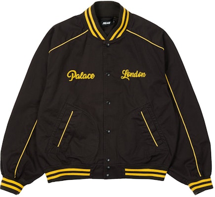 PALACE JAKET BOMBER HITAM CHAIN STITCH P20JK105 Order PALACE JAKET BOMBER HITAM CHAIN STITCH P20JK105