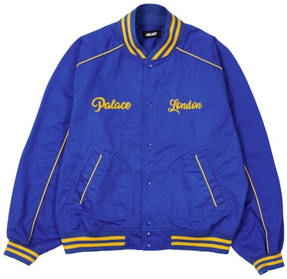 PALACE CHAIN STITCH BOMBER JACKET BLUE Order PALACE CHAIN STITCH BOMBER JACKET BLUE