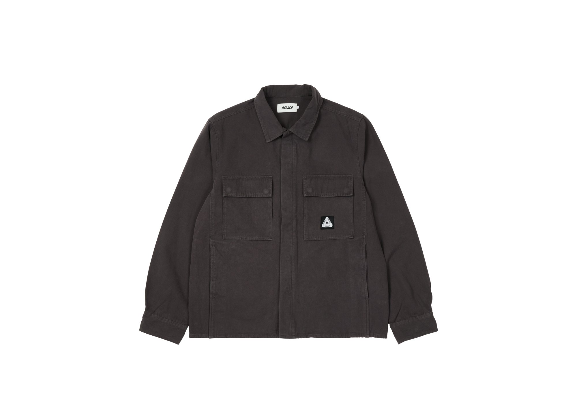 PALACE CANVAS SHIRT WASHED BLACK