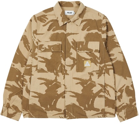 PALACE CANVAS SHIRT DESERT CAMO Buy PALACE CANVAS SHIRT DESERT CAMO