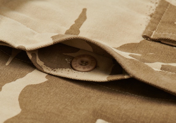 PALACE CANVAS SHIRT DESERT CAMO Shop PALACE CANVAS SHIRT DESERT CAMO