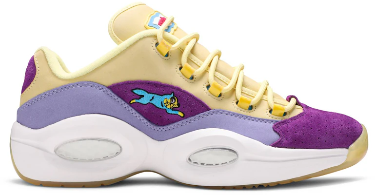 BBC Ice Cream x Reebok Question Low 'Yellow Lilac Glow' G55351 Buy BBC Ice Cream x Reebok Question Low 'Yellow Lilac Glow' G55351