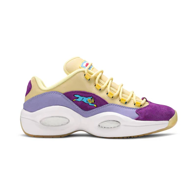 BBC Ice Cream Reebok Question Low 'Yellow Lilac Glow'