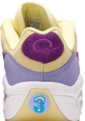 BBC Ice Cream x Reebok Question Low 'Yellow Lilac Glow' G55351 Sizing BBC Ice Cream x Reebok Question Low 'Yellow Lilac Glow' G55351
