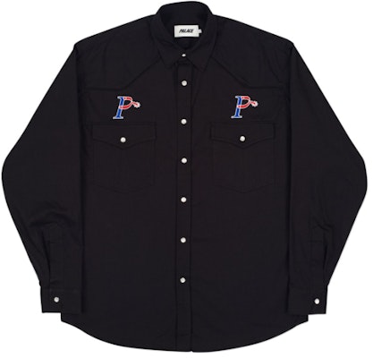 Palace Westend Shirt Black/Blue Buy Palace Westend Shirt Black/Blue