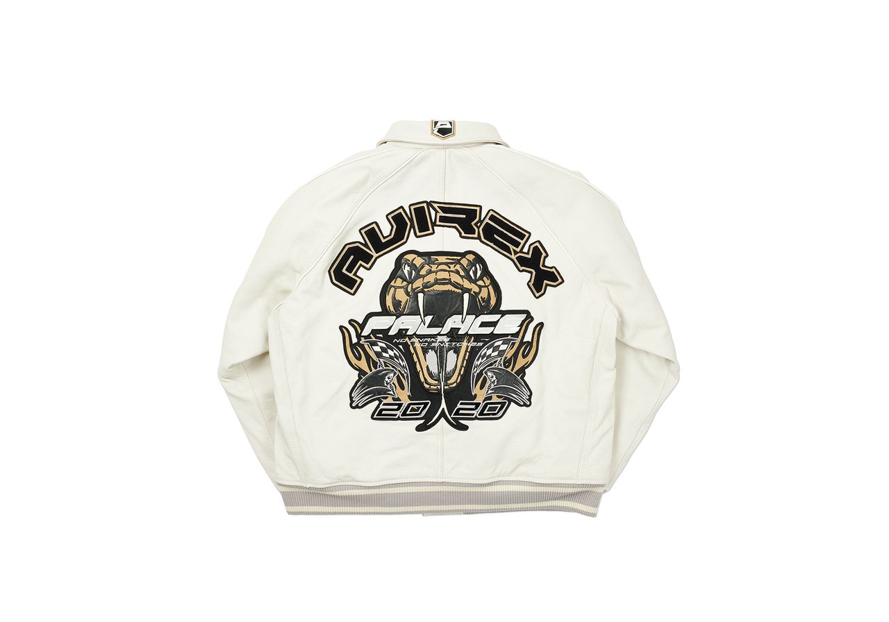 Buy Palace Avirex No Snakes Jacket White - Novelship