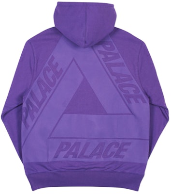 Palace top purple hoodie
