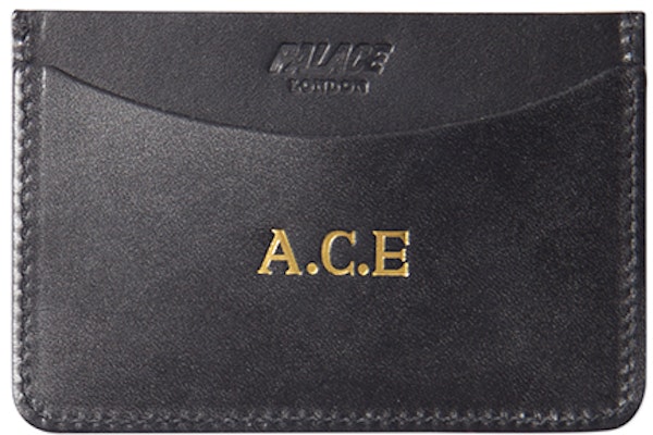 Palace Leather Card Holder Black Order Palace Leather Card Holder Black