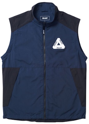 Palace Zip Off Shell Top Navy/Black Order Palace Zip Off Shell Top Navy/Black
