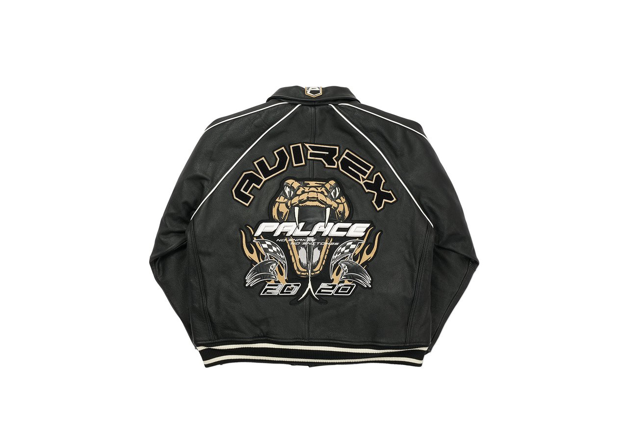 Buy Palace Avirex No Snakes Jacket Black - Novelship