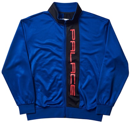 Palace Ritual Track Top Blue/Black Buy Palace Ritual Track Top Blue/Black