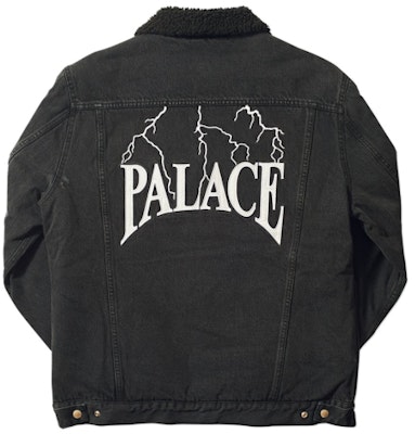 Palace funder shearling best sale jacket