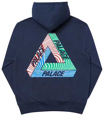 Palace sales hoodie navy