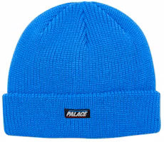 Palace Flag Label Beanie Blue Palace Flag Label Beanie Blue