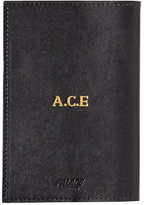 Palace Leather Passport Cover Black Order Palace Leather Passport Cover Black
