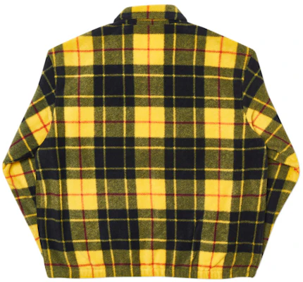 Palace Ralph Lauren Polar Fleece Harrington Yellow Plaid Novelship