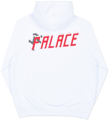Palace P Man Hood White/Red Order Palace P Man Hood White/Red
