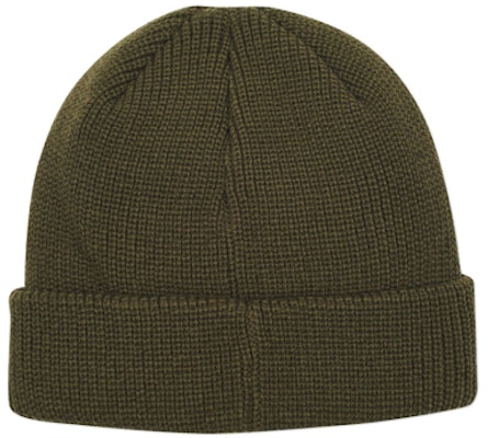 Palace Flag Label Beanie Army Green Order Palace Flag Label Beanie Army Green